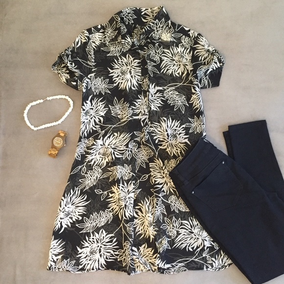 New York & Company Tops - Sheer Tunic Top / Dress